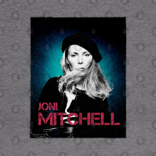 Joni Mitchell // 1970s Fan Art Design by instri